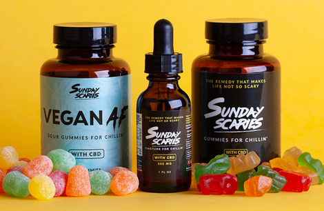 Sunday Scaries CBD Flight | $83 | With monthly plan discount and promo code FLIGHT25
